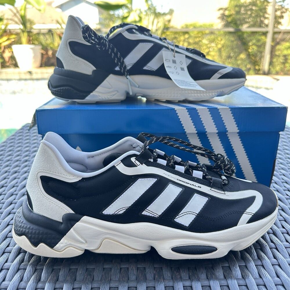 Adidas Ozweego Pure Men's Athletic Shoes White Black G57949 Size 11.5 /12